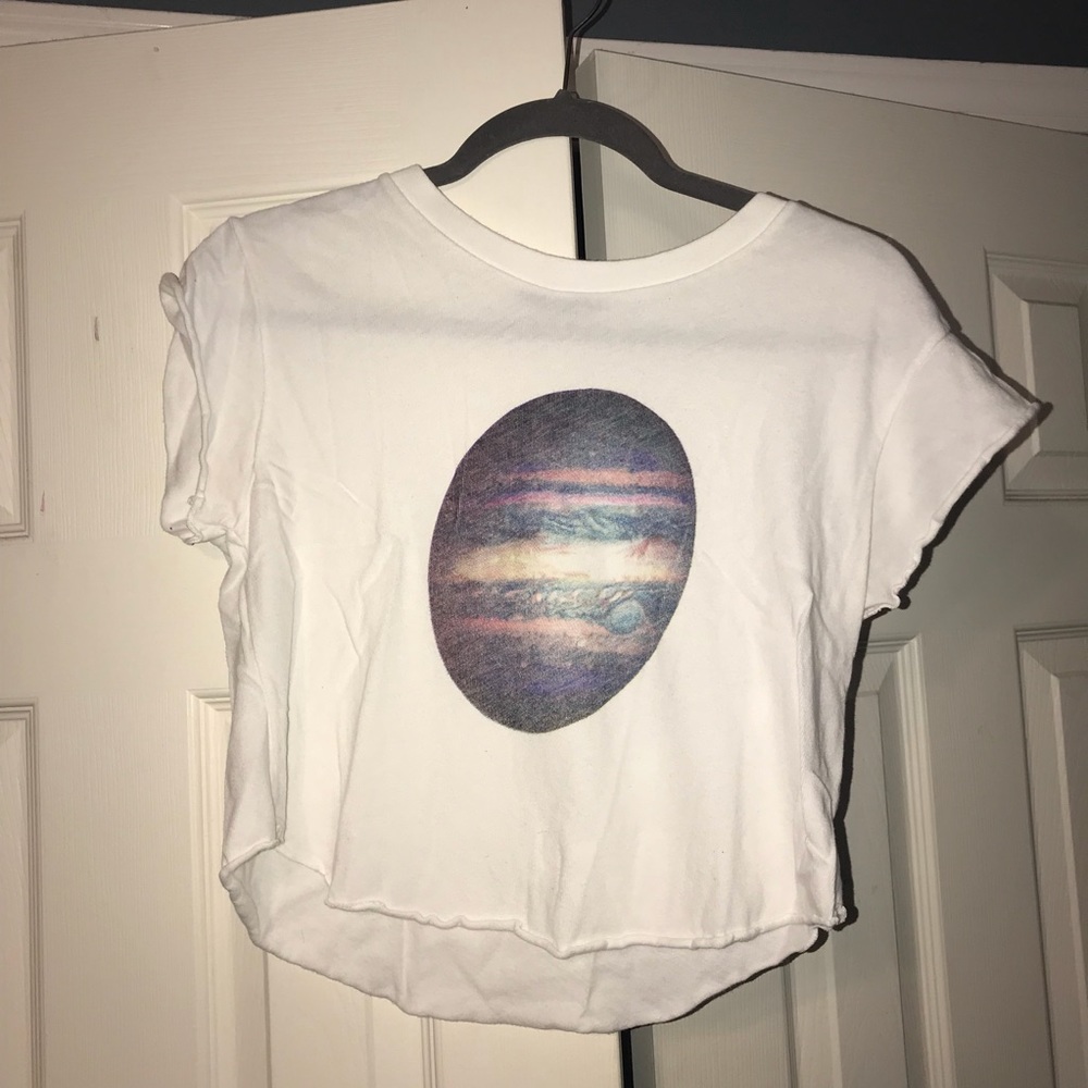 Brandy Melville Planet Crop Top